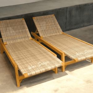 เตียงสระน้ำหวายเทียม Sunbed-SB-012