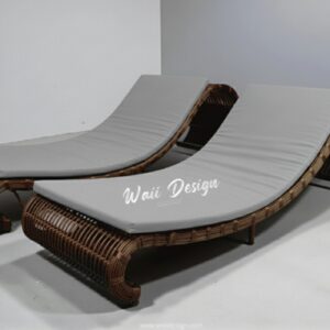 เตียงสระน้ำหวายเทียม Sunbed-SB-017