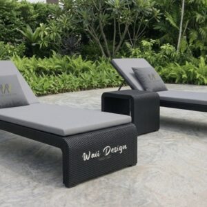 เตียงสระน้ำหวายเทียม Sunbed-SB-015
