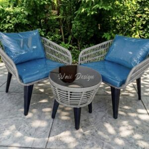 ชุดระเบียงหวายเทียม Coffee set ST-010