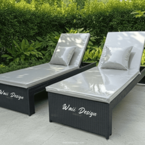 เตียงสระน้ำหวายเทียม Sunbed-SB-016