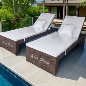 เตียงสระน้ำหวายเทียม Sunbed-SB-016