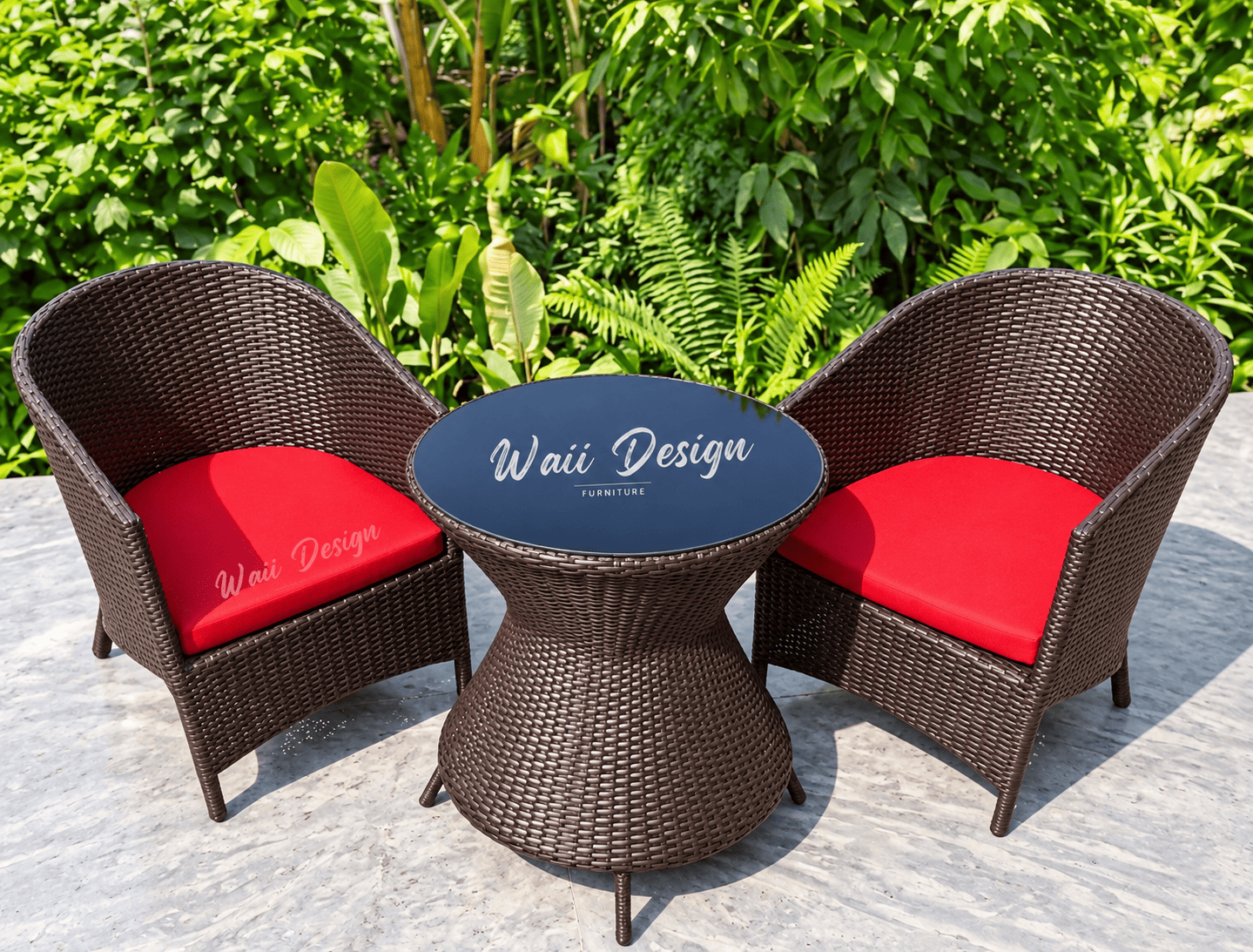 Sunlit Wicker Patio Set