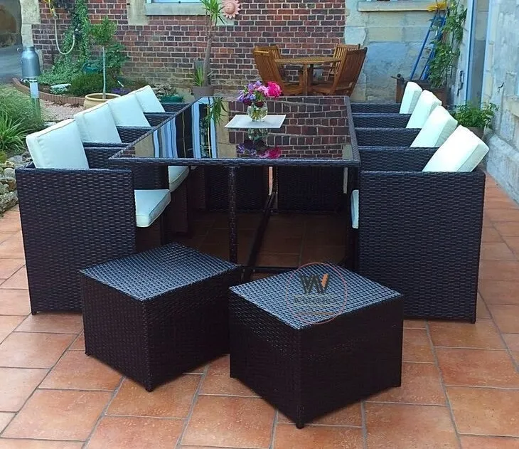 Rattan Dining set DI-011 - waiidesign.com