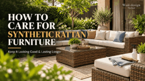 How to care for synthetic rattan furniture