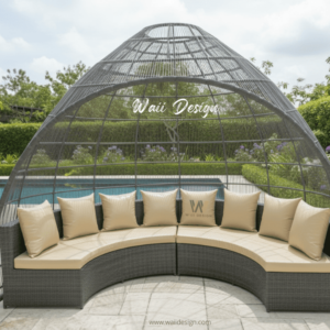 ซุ้มหวายเทียม Rattan Arch-HC-029